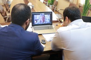 جلسه آنلاین رییس فدراسیون بدنسازی و پرورش اندام با رییس فدراسیون جهانی پرورش اندام